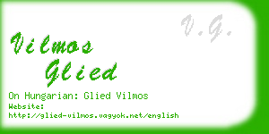 vilmos glied business card